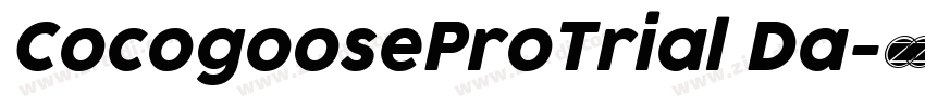 CocogooseProTrial Da字体转换
